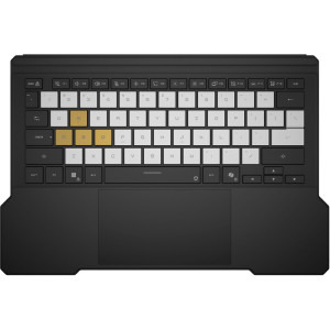 ASUS Gaming 13.4'' ROG Flow Z13-KJP GZ302EAC, 2.5K 180Hz Touch, Procesor AMD Ryzen™ Al Max+ 395 (64M Cache, up to 5.10 GHz), 128GB LPDDR5X, 1TB SSD, AMD Radeon 8060S, Win 11 Home, Decennium Gold