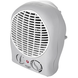 Adler Aeroterma electrica AD7717, 2000 W, 2 trepte, Ventilare, Alb