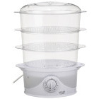 Adler Aparat de gatit cu aburi, Aparat de gatit cu abur AD633, 800W, 9L, Alb