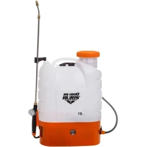 Ruris Pompa electrica de stropit cu presiune cu acumulator RS 1800, 12 V, 8 Ah, rezervor 18 L, presiune maxim 0.4 Mpa