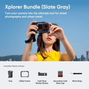 Insta360 Ace Pro 2 Midnight Black Xplorer Bundle (Slate Gray) Dual Battery