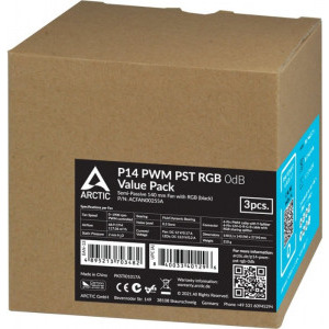 ARCTIC AC P14 PWM PST RGB, Three Fan Pack