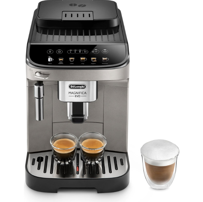 Espressor de cafea DeLonghi Magnifica Evo ECAM 290.42.TB 18L 15 bar 1450W 1.8L Negru-argintiu