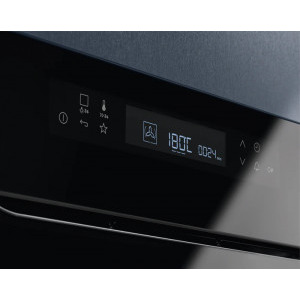 Electrolux EOE7P31Z, Electric, 72 L, Multifunctional, Autocuratare pirolitica, Convectie, Afisaj digital, Senzor gatire, Grill, Clasa A+, Negru