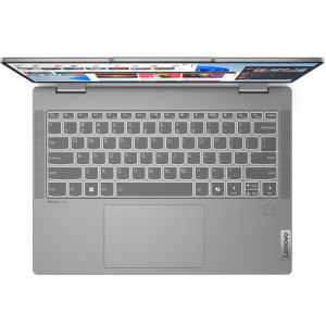 Lenovo 14'' IdeaPad 5 2-in-1 14AHP9, WUXGA IPS Touch, Procesor AMD Ryzen™ 7 8845HS (16M Cache, up to 5.1 GHz), 16GB LPDDR5X, 1TB SSD, AMD Radeon 780M, No OS, Luna Grey