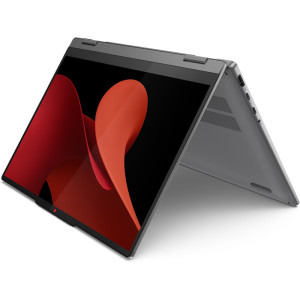 Lenovo 14'' IdeaPad 5 2-in-1 14AHP9, WUXGA IPS Touch, Procesor AMD Ryzen™ 7 8845HS (16M Cache, up to 5.1 GHz), 16GB LPDDR5X, 1TB SSD, AMD Radeon 780M, No OS, Luna Grey