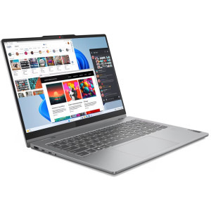 Lenovo 14'' IdeaPad 5 2-in-1 14AHP9, WUXGA IPS Touch, Procesor AMD Ryzen™ 7 8845HS (16M Cache, up to 5.1 GHz), 16GB LPDDR5X, 1TB SSD, AMD Radeon 780M, No OS, Luna Grey