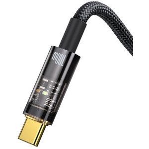 Baseus Explorer, USB Male la USB-C Male, 100W 1 m, Fast Charging, Black