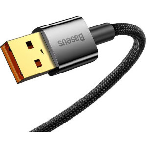 Baseus Explorer, USB Male la USB-C Male, 100W 2 m, Fast Charging, Black