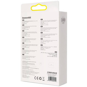 Baseus Explorer, USB Male la USB-C Male, 100W 2 m, Fast Charging, Black