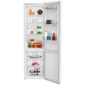 Arctic AK60406M40W, 386 L, Clasa E, Garden Fresh, Safety Glass, XXL Bottle, 202 cm, Alb