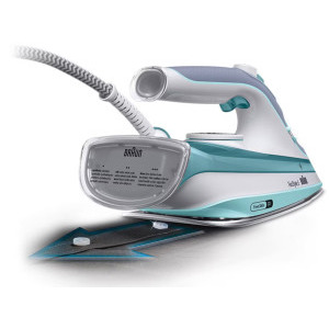 Braun Fier de calcat TexStyle 5 SI5017GR, 2700W, 50g/min, Alb/Verde