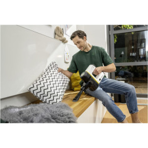 Karcher VC 6 Cordless ourFamily Car, vertical, 250W, 0.8L, Alb/Negru