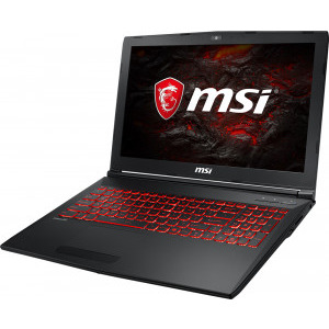 MSI Gaming 15.6'' GL62M 7REX, FHD, Procesor Intel® Core™ i7-7700HQ (6M Cache, up to 3.80 GHz), 8GB DDR4, 1TB + 128GB SSD, GeForce GTX 1050 Ti 4GB, FreeDos, Black, Red Backlit
