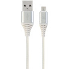 Cablu de date / adaptor Gembird USB Male la microUSB Male, 1 m, White
