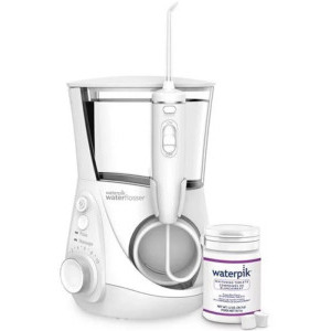 WATERPIK Irigator oral Whitening WF-05, 10 trepte presiune, 4 rezerve, Alb