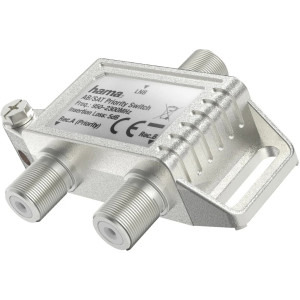 Adaptor Hama Splitter 2x Mufa F SAT Priority Switch
