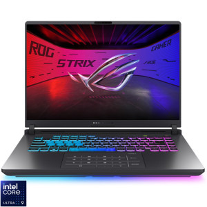 Laptop ASUS Gaming 16 ROG Strix G16 G615LR, 2.5K 240Hz, Procesor Intel® Core™ Ultra 9 275HX (36M Cache, up to 5.40 GHz), 32GB DDR5, 2TB SSD, GeForce RTX 5070 Ti 12GB, No OS, Volt Green