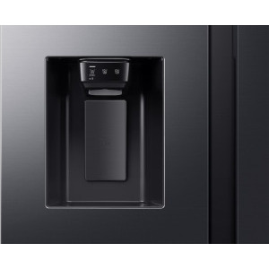 Samsung RS70F65KEFEO, 640 L, Clasa E, Full No Frost, Digital Inverter, All Around Cooling, SpaceMax, Metal Cooling, SmartThings, Dozator de apa & gheata, Control electronic, 178 cm, Inox negru
