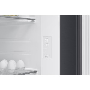 Samsung RS70F65KEFEO, 640 L, Clasa E, Full No Frost, Digital Inverter, All Around Cooling, SpaceMax, Metal Cooling, SmartThings, Dozator de apa & gheata, Control electronic, 178 cm, Inox negru