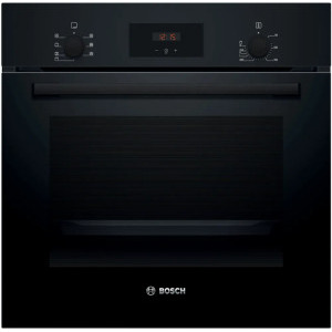 Cuptor incorporabil Bosch HBF133BA1, Electric, 66 L, Autocuratare catalitica, EcoClean Direct, HotAir Gentle, 3D HotAir, Clasa A, Negru