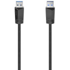 Cablu periferice Hama USB tip A 3.2 Gen 1 Male la USB tip A 3.2 Gen 1 Male, 1.5 m, Negru