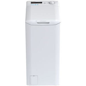 Masina de spalat rufe Candy verticala CSTG282D2/1-S, 8 kg, 1200 RPM, Clasa D, Mix Power System, Kilo Detector, Alb