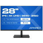 Monitor LED JAPANNEXT I280UHD60F-P 28 inch UHD IPS 5 ms 60 Hz HDR FreeSync