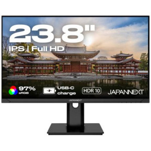 Monitor LED JAPANNEXT IPS238FHDR 23.8 inch FHD IPS 14 ms 75 Hz HDR FreeSync