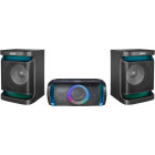 Akai Boxa Dual Speaker System MX5, sistem audio cu subwoofer portabil 200W RMS, Radio FM, Black