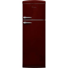 Frigider Fram FDD-VRR311BDF+, 311 L, Clasa F, Control mecanic, Iluminare LED, 179 cm, Visiniu