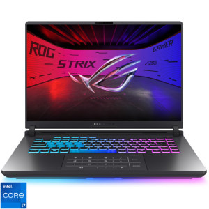 Laptop ASUS Gaming 16 ROG Strix G16 G615JHR, FHD+ 165Hz, Procesor Intel® Core™ i7 14650HX (30M Cache, up to 5.20 GHz), 16GB DDR5, 512GB SSD, GeForce RTX 5050 8GB, No OS, Eclipse Gray