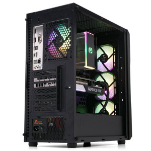 Gaming DRAGON Epic Max, Intel i5-12400F 2.5GHz, 32GB DDR4, 1TB SSD, RTX 4070 12GB GDDR6X, Iluminare RGB