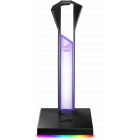 Accesoriu gaming ASUS ROG Throne Qi RGB, DAC si amplificator ESS 9118 incorporat care ofera un sunet imbunatatit pentru casti