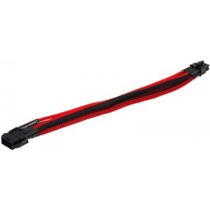 Orico 8-pin ATX Male - 8-pin ATX Female, 0.3m, negru rosu sleeved