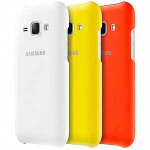 Samsung Protectie pentru spate White pentru J100 Galaxy J1 (2015)