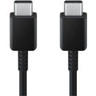 Cablu de date / adaptor Samsung USB-C Male la USB-C Male, 1.8 m, Black, amperaj maxim suportat 3A