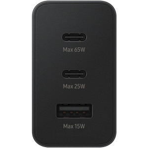 Samsung EP-T6530N, negru, 1x USB, 2x USB-C, Fast Charge 65W
