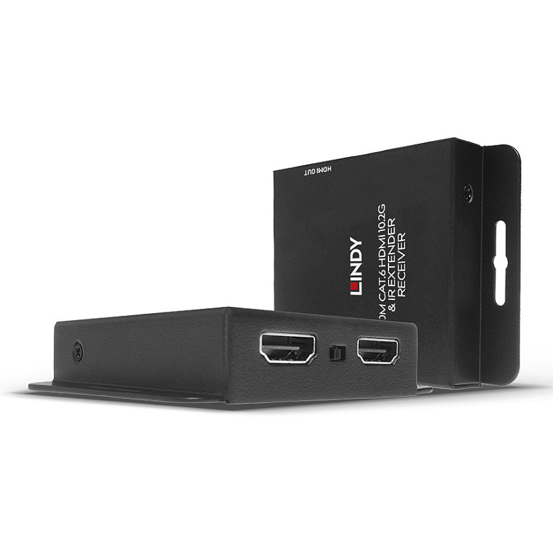 Adaptor LINDY HDMI Female - RJ-45 Female - HDMI Female, Extender HDMI 4K & IR, pana la 70 m