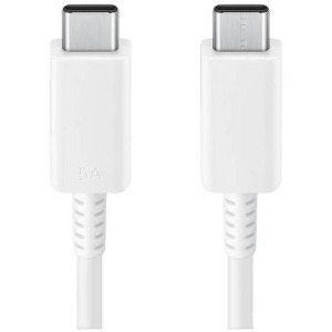 Samsung EP-DX510, USB-C Male la USB-C Male, 1.8 m, White, amperaj maxim suportat 5A