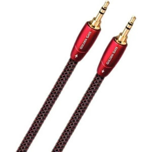 Audioquest Golden Gate, Jack 3.5 mm Male - Jack 3.5 mm Male, 0.6m, negru-rosu