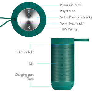 Akai Boxa portabila ABTSW-60 Green