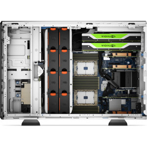 DELL PowerEdge T550, 2x Procesor 16 nuclee, 128GB RDIMM RAM, 2x 480GB SATA 6G SSD + 2x 2.4TB SAS HDD, Windows Server 2022