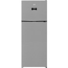 Frigider Beko B3RDNE504HXB, 477 L, No Frost, HarvestFresh, Display, AeroFlow, XXL Bottle Holder, Clasa E, 186 cm, Inox