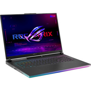 ASUS Gaming 18'' ROG Strix SCAR 18 G834JZR, 2.5K Mini LED 240Hz G-Sync, Procesor Intel® Core™ i9 14900HX (36M Cache, up to 5.80 GHz), 64GB DDR5, 1TB SSD, GeForce RTX 4080 12GB, No OS, Off Black