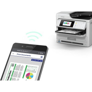 Epson WorkForce Pro WF-M5899DWF, InkJet, Monocrom, Format A4, Duplex, Retea, Wi-Fi, Fax