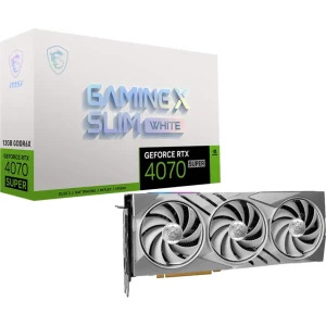 MSI GeForce RTX 4070 SUPER GAMING X SLIM White 12GB GDDR6X 192-bit DLSS 3.0