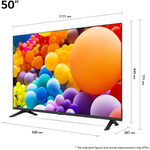 LG Smart TV 50UT73003LA Seria UT73 126cm gri-negru 4K UHD HDR