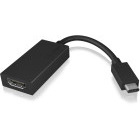 Adaptor Icy Box 1x USB-C Male - 1x HDMI Female, Negru