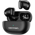 Casti Vention In-Ear, Tiny T12 TWS Bluetooth 5.3 Black